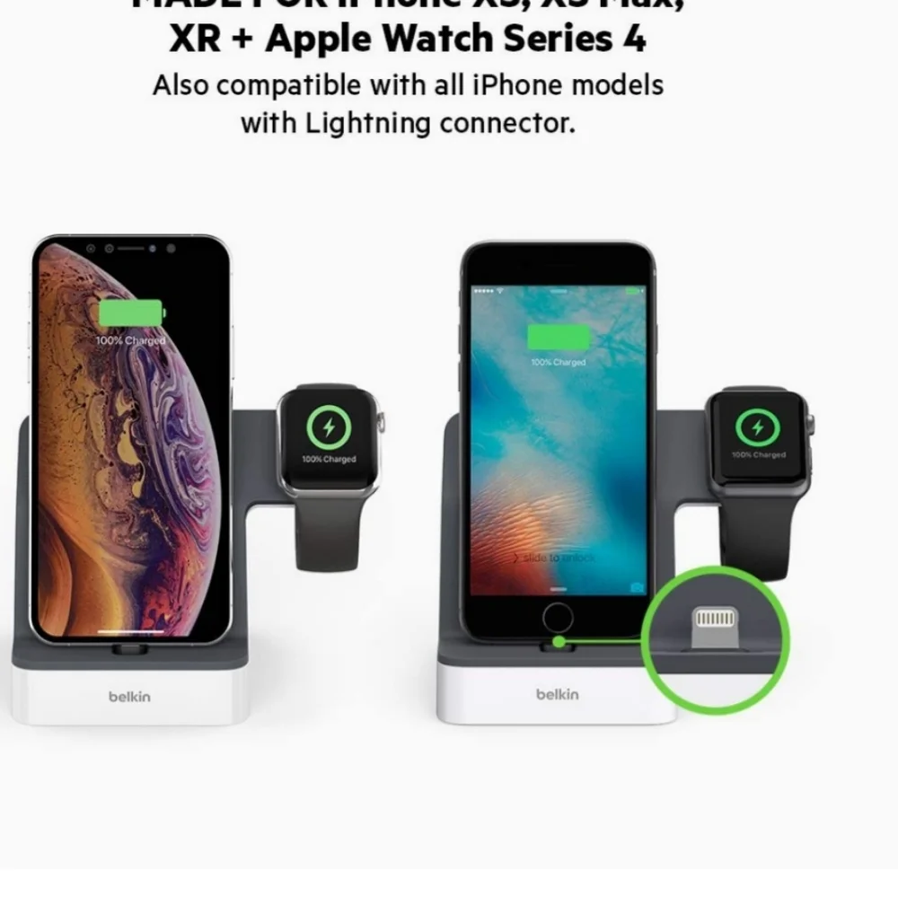 Belkin charging dock (apple) black